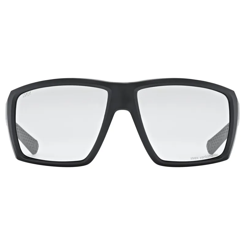 Uvex Mtn Venture V Glasses in Black Matt/Smoke-1