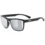 Uvex Rookie Glasses in Black Matt/Mirror Silver