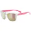 Uvex Rookie Glasses in Clear-Pink/Mirror Pink