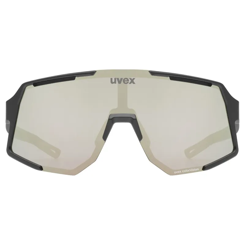 Uvex Sequenze CV Glasses in Black Matt / Mirror Silver-1