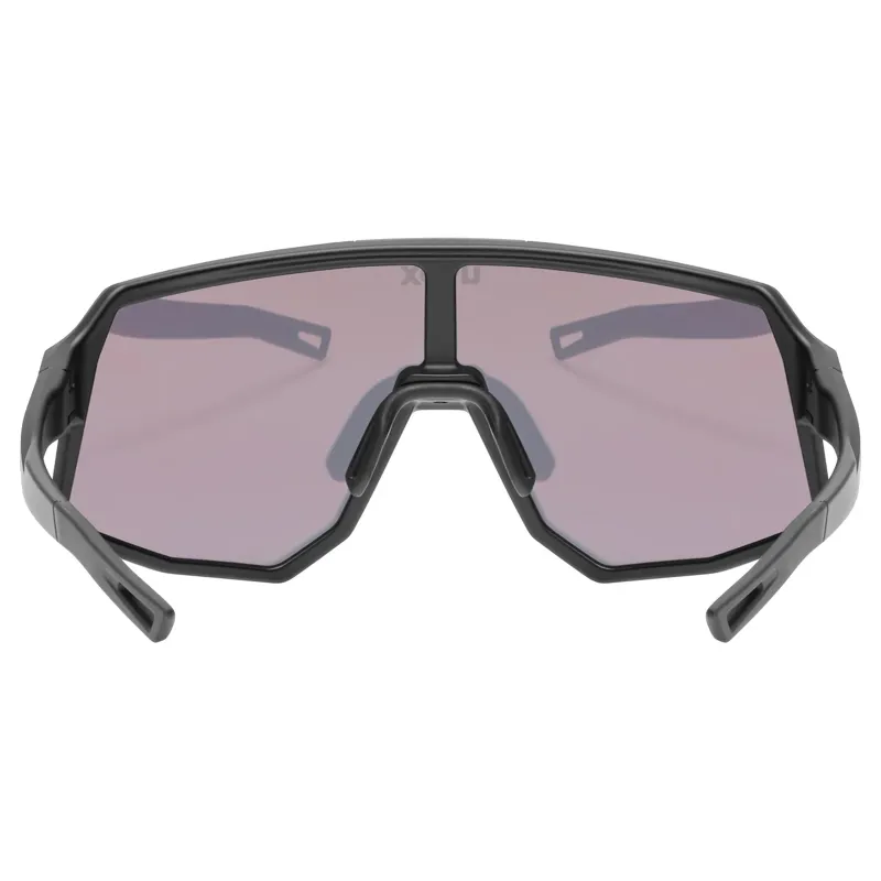 Uvex Sequenze CV Glasses in Black Matt / Mirror Silver-3