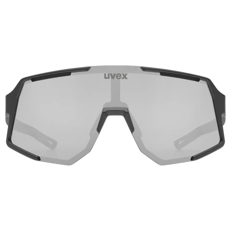 Uvex Sequenze Glasses in Black Matt / Mirror Silver -1