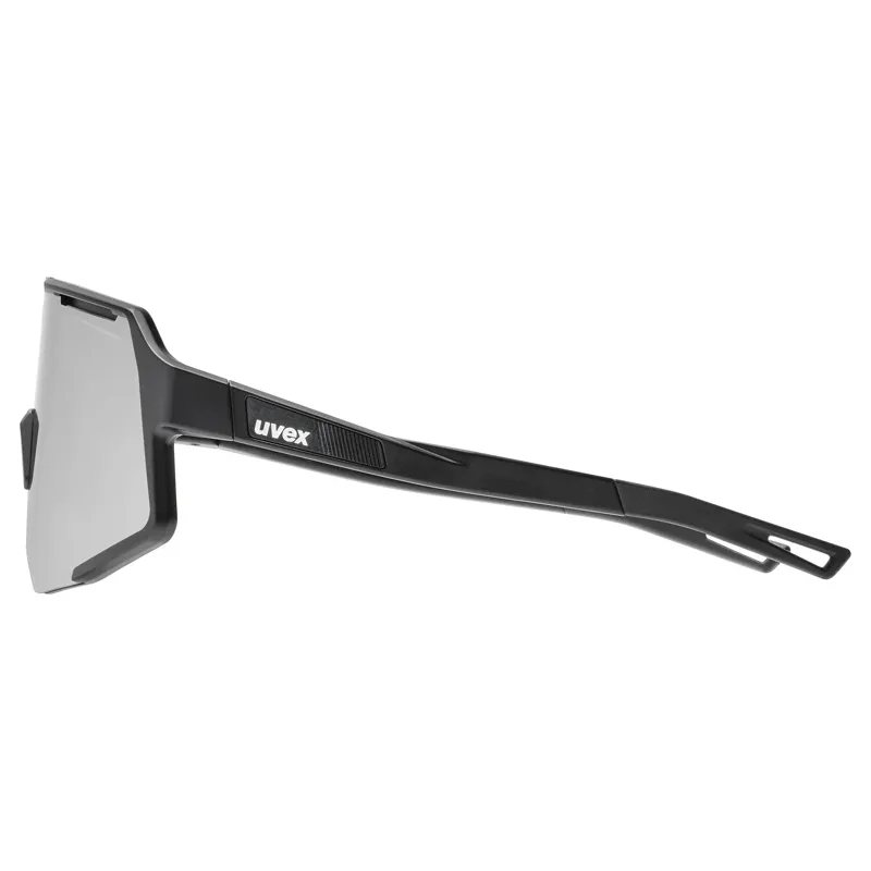 Uvex Sequenze Glasses in Black Matt / Mirror Silver -2
