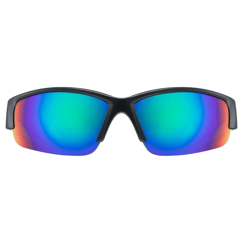 Uvex Sportstyle 215 Glasses in Black M.Gre./Mirror Gre-1