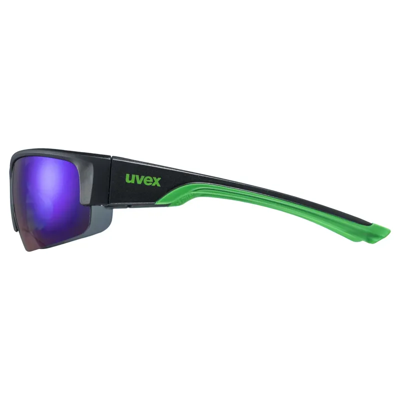 Uvex Sportstyle 215 Glasses in Black M.Gre./Mirror Gre-2