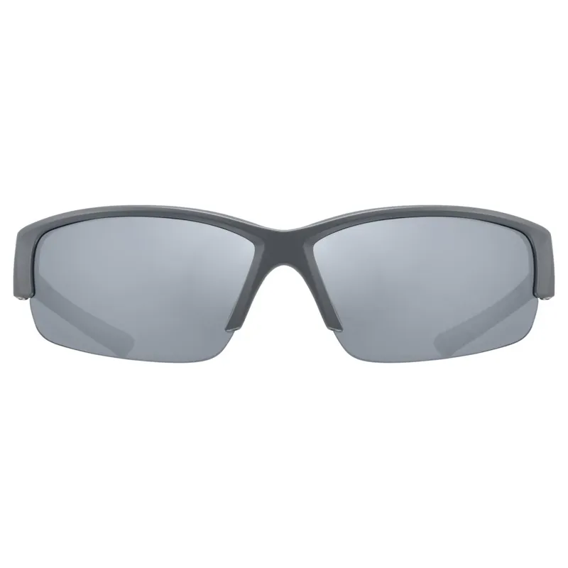 Uvex Sportstyle 215 Glasses in Grey Mat/Litemirror Silver-1