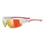Uvex Sportstyle 215 Glasses in White M.Red/ Mirror Red