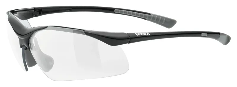 Balfes Bikes Uvex Sportstyle 223 Glasses in Black Grey / Clear | Free postage over £30, £10 off first order, price match & 0% finance.