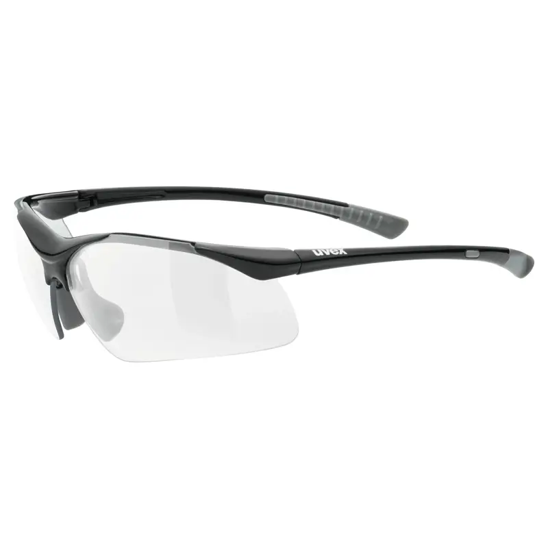 Balfes Bikes Uvex Sportstyle 223 Glasses in Black Grey / Clear | Free postage over £30, £10 off first order, price match & 0% finance.