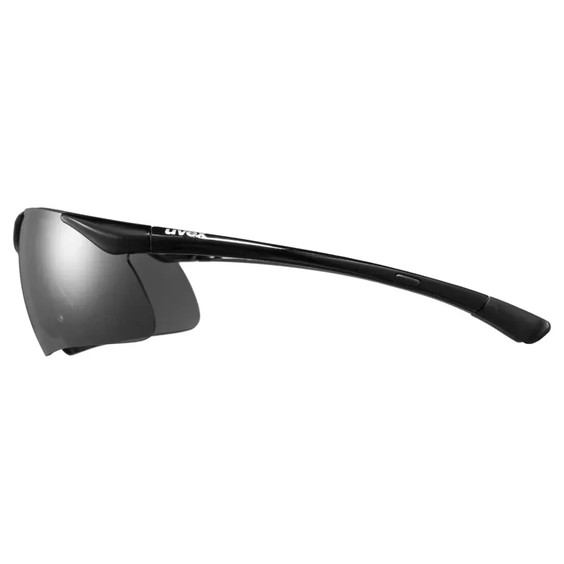 Uvex Sportstyle 223 Glasses in Black / Litemirror Silver-2