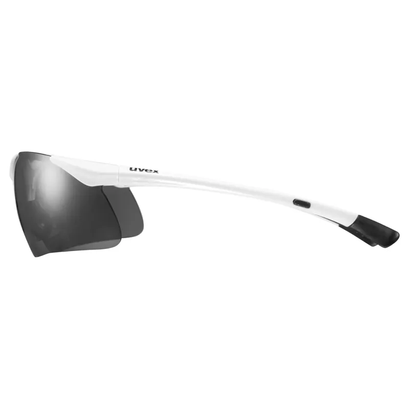 Uvex Sportstyle 223 Glasses in White / Litemirrow Silver-2