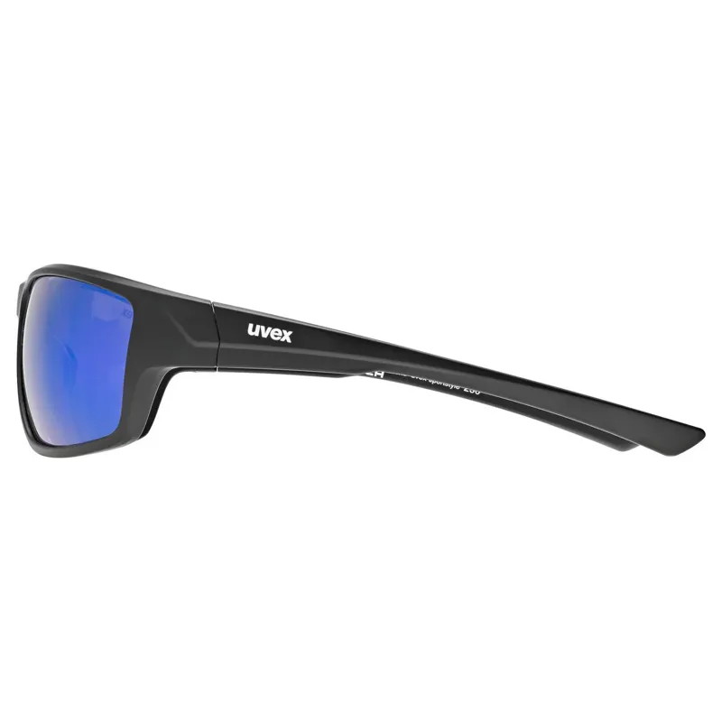 Uvex Sportstyle 230 Glasses in Black Matt/Mirror Green-2