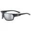 Uvex Sportstyle 233 P Glasses in Black Mat/Litemirror Silver
