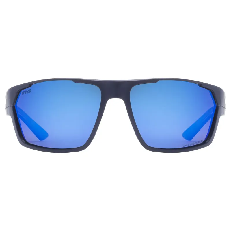 Uvex Sportstyle 233 P Glasses in Deep Space Mat/Mirror Blue-1