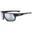 Uvex Sportstyle 238 Glasses in Black Matt/Mirror Silver