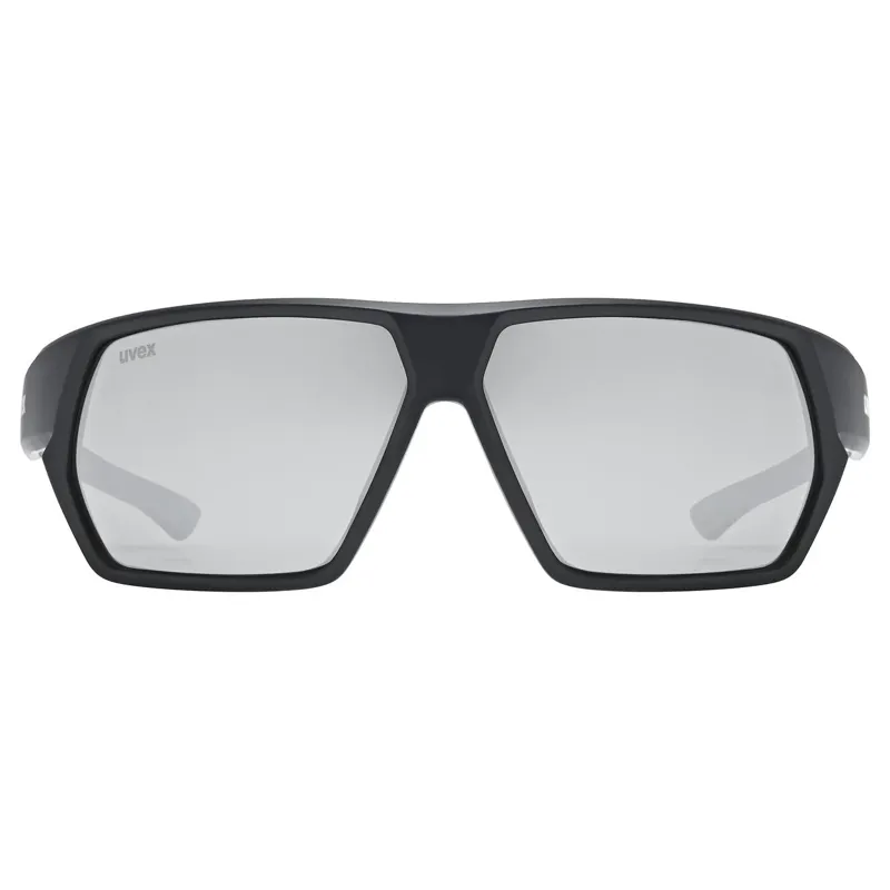 Uvex Sportstyle 238 Glasses in Black Matt/Mirror Silver-1