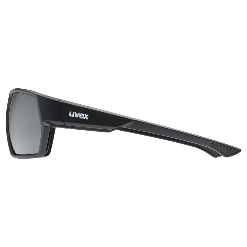 Uvex Sportstyle 238 Glasses in Black Matt/Mirror Silver-2
