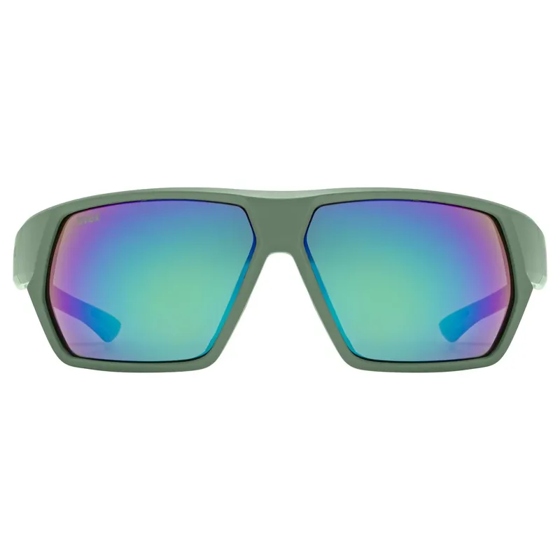 Uvex Sportstyle 238 Glasses in Moss Matt/Mirror Green-1