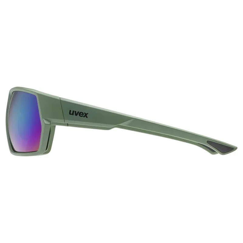 Uvex Sportstyle 238 Glasses in Moss Matt/Mirror Green-2