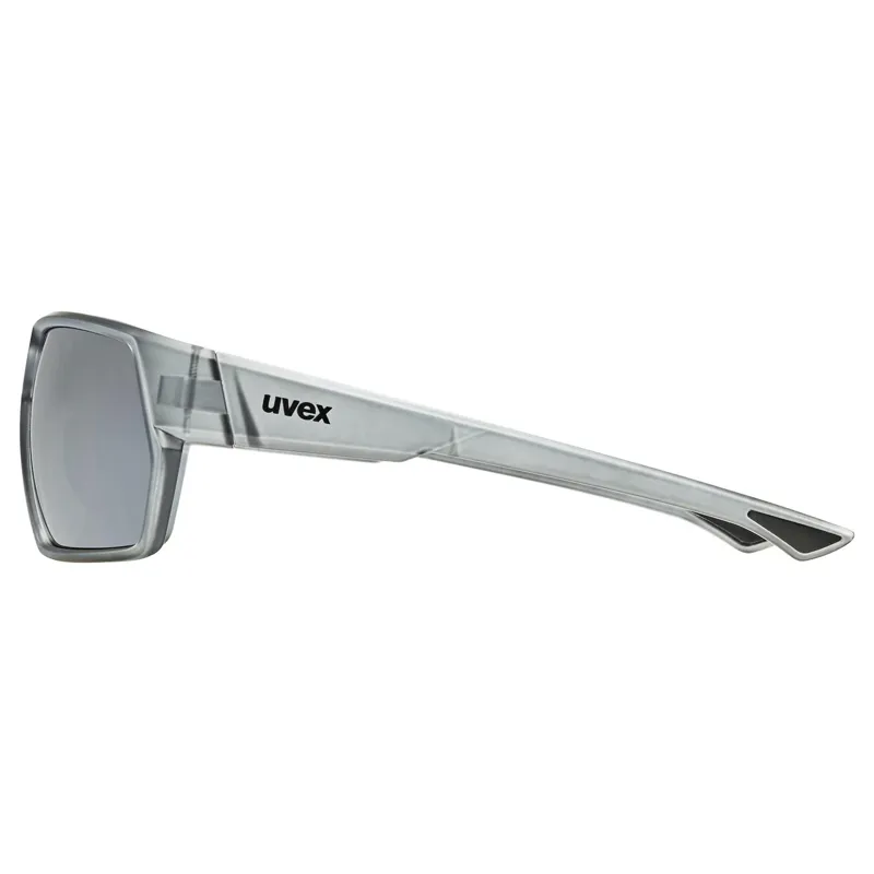 Uvex Sportstyle 238 Glasses in Smoke Mat/Mirror Silver-2