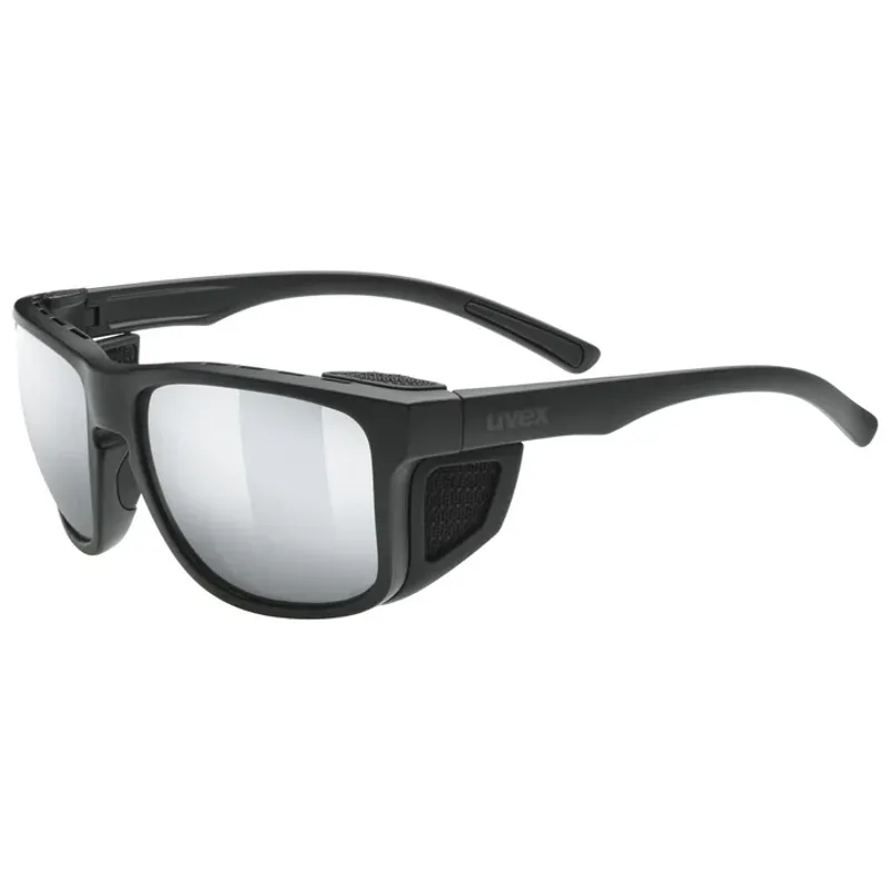 Uvex Sportstyle 312 Glasses in Black Mat/Mirror Silver