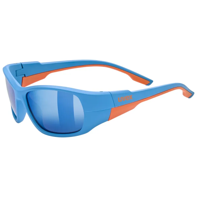 Balfes Bikes Uvex Sportstyle 514 Glasses in Blue Matt/Mirror Blue | Free postage over £30, £10 off first order, price match & 0% finance.