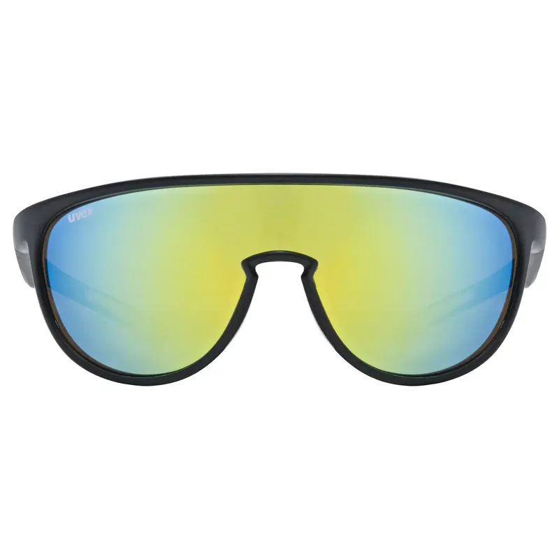 Uvex Sportstyle 515 Glasses in Black Matt/Mirror Yellow-1