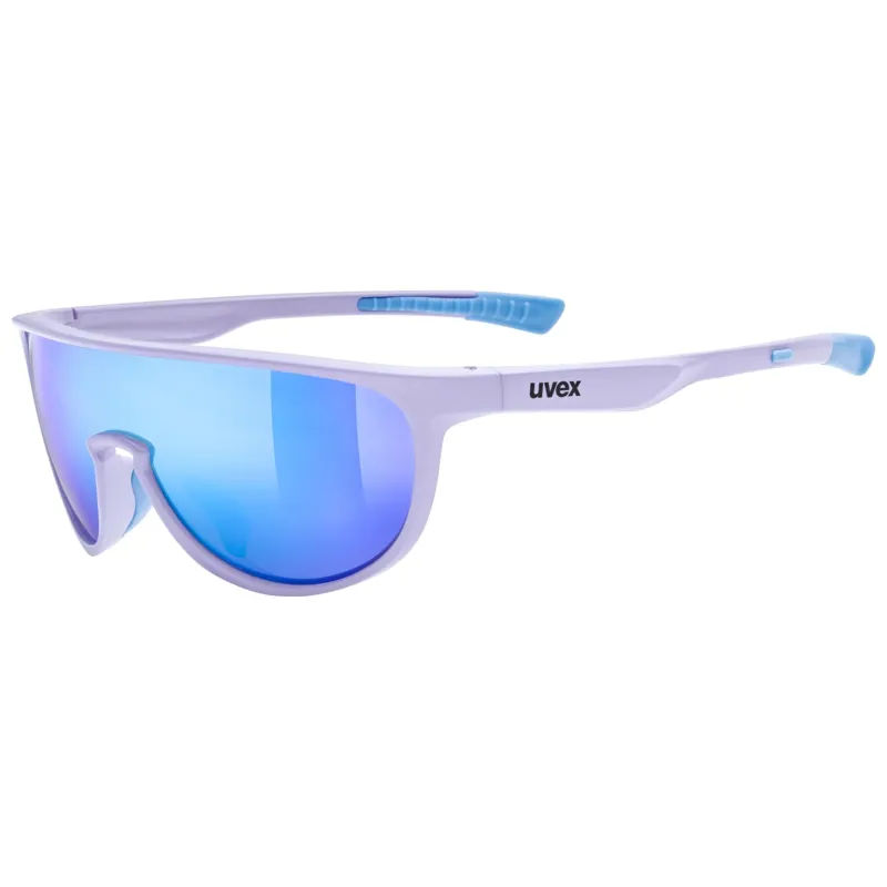 Balfes Bikes Uvex Sportstyle 515 Glasses in Lavender Matt/Mirror Blue | Free postage over £30, £10 off first order, price match & 0% finance.