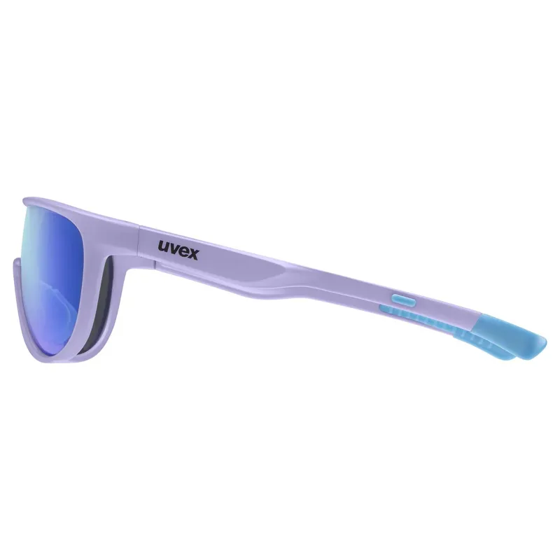 Uvex Sportstyle 515 Glasses in Lavender Matt/Mirror Blue-2