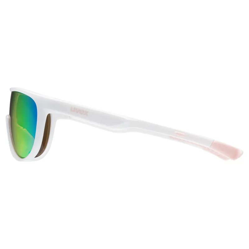 Uvex Sportstyle 515 Glasses in White Matt/Mirror Pink-2