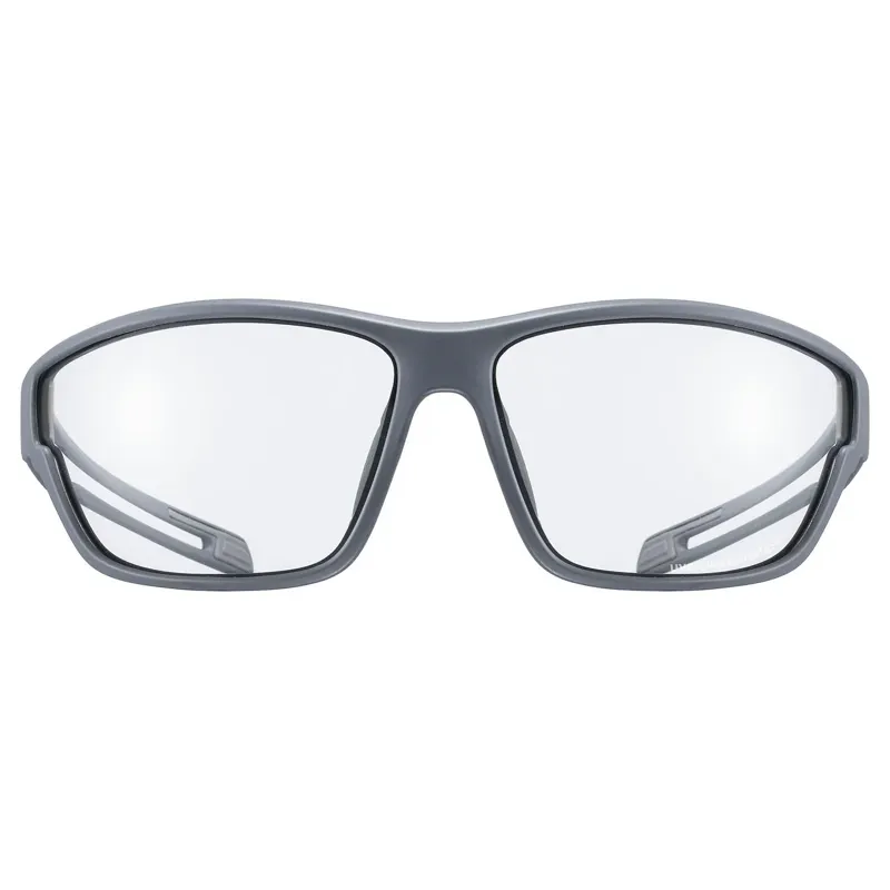 Uvex Sportstyle 806 V Glasses in Grey Matt / Smoke-1