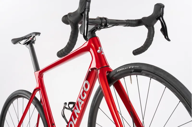 Colnago V4 Disc Road Bike Ultegra Di2 12 Speed 2025 in VDRD Red-11