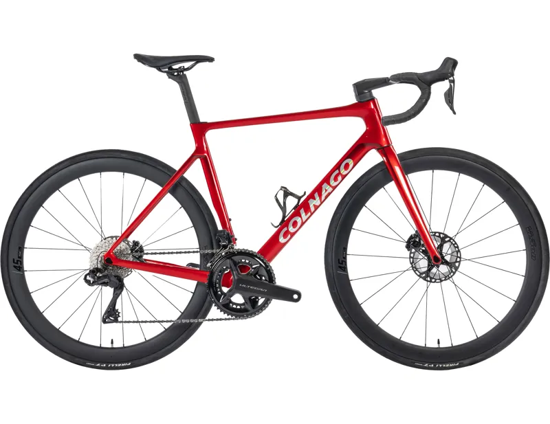 Colnago V4 Disc Road Bike SC45 Wheels Ultegra Di2 12s 2025 in VDRD Red