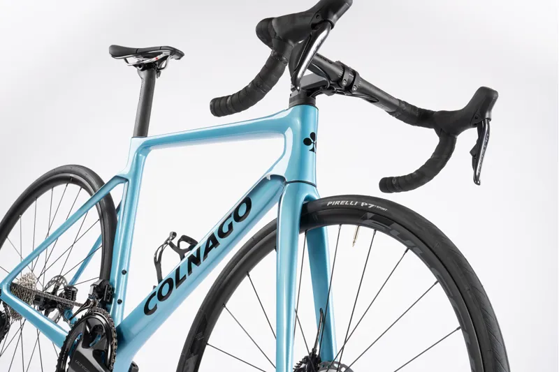 Colnago V4 Disc Road Bike Ultegra Di2 12 Speed 2025 in VDBL Blue-10