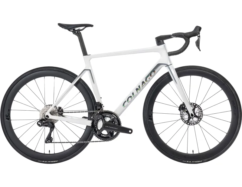 Colnago V4 Disc Road Bike SC45 Wheels Ultegra Di2 12s 2025 in VDWH White