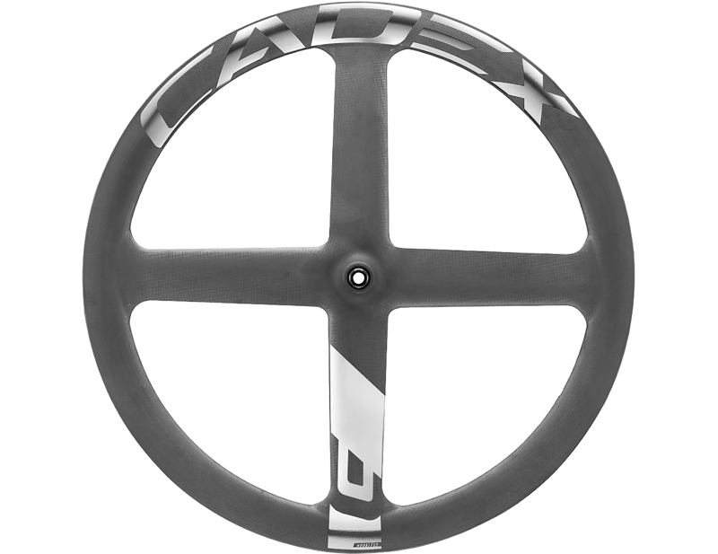 Balfes Bikes Cadex CADEX Aero 4 Spoke 1K Tubeless Disc-Brake Front Wheel in Black | Free postage over £30, £10 off first order, price match & 0% finance.