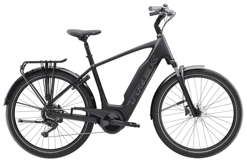 EX DISPLAY Trek Verve+ 3 725Wh Electric Hybrid Bike Large 2026 in Matte Trek Black-1