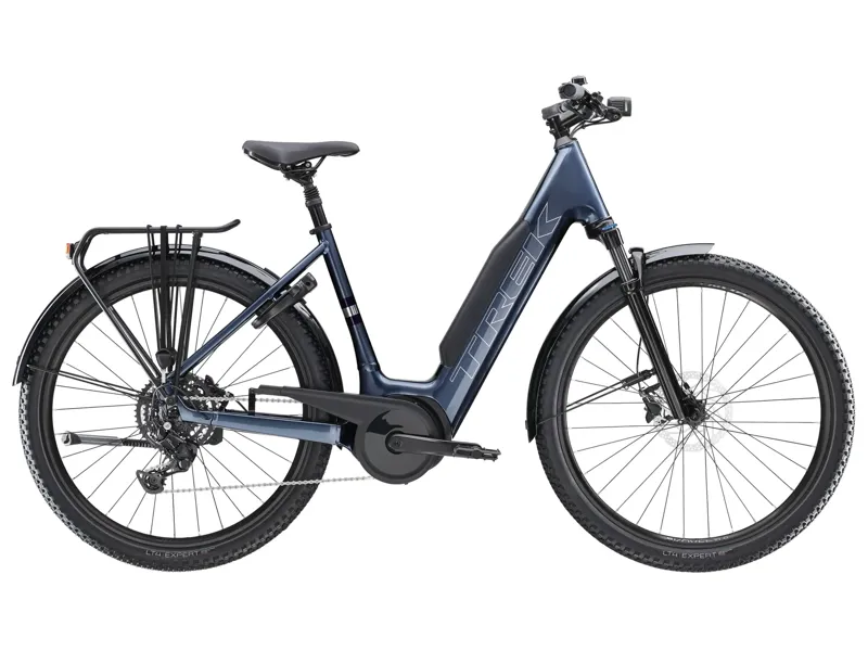 Balfes Bikes EX DISPLAY Trek Verve+ 4 Lowstep 800Wh Electric Hybrid Bike Size Small 2026 in Galactic Grey | Free postage over £30, £10 off first order, price match & 0% finance.