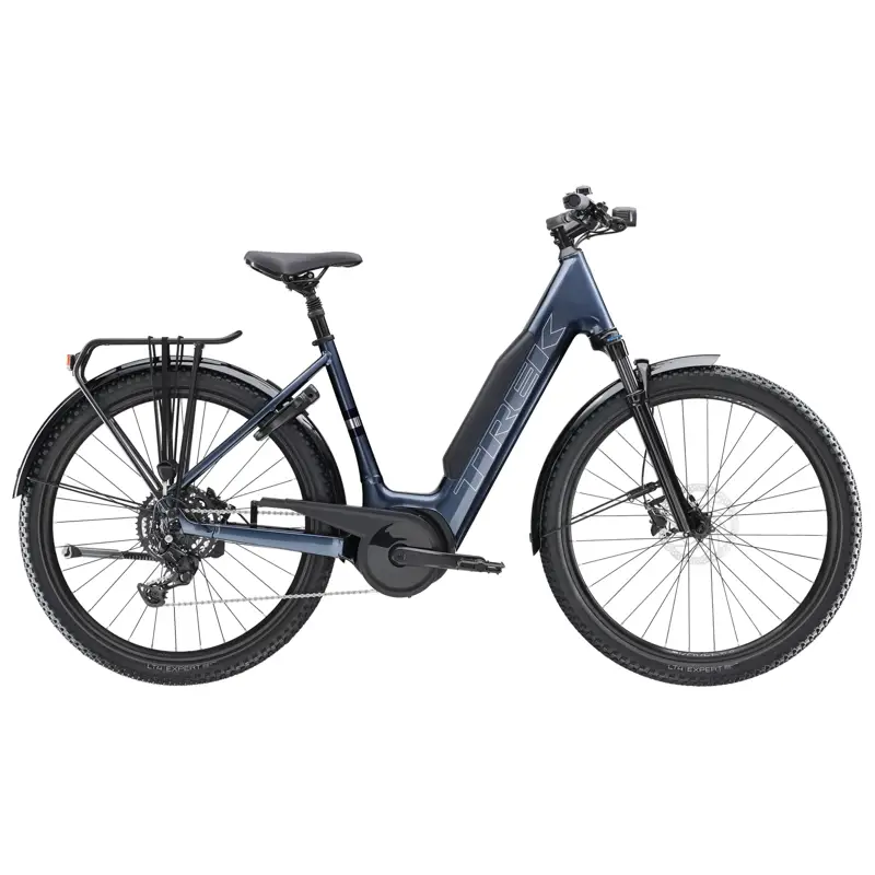 Balfes Bikes EX DISPLAY Trek Verve+ 4 Lowstep 800Wh Electric Hybrid Bike Size Small 2026 in Galactic Grey | Free postage over £30, £10 off first order, price match & 0% finance.