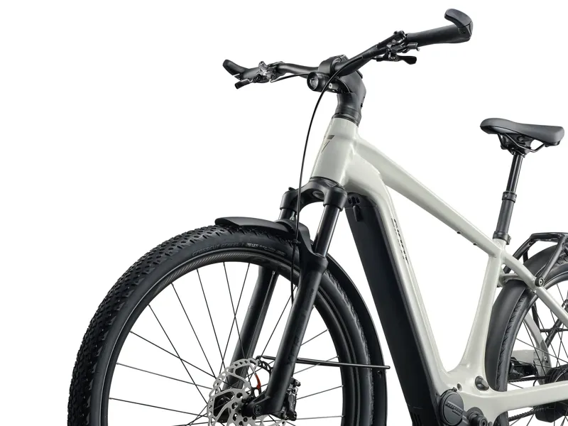 Giant Explore E+ 0 Double Diamond Electric Hybrid Bike 2026 in Snow Drift-2