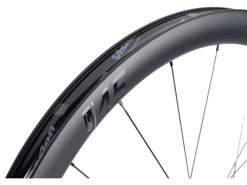 Vision SC 45 i30 Disc Carbon Road Wheelset SRAM XDR in Black-5