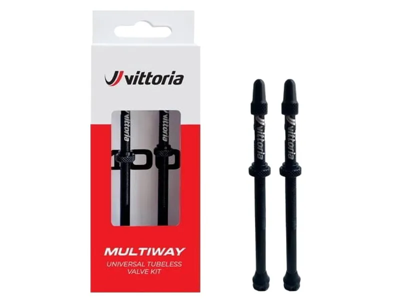 Vittoria 100mm Multiway Tubeless Valve Set in Black