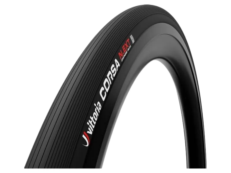 Vittoria Corsa N.EXT 700x29c TLR Wide Rim G2.0 Tubeless Ready Road Tyre in Black