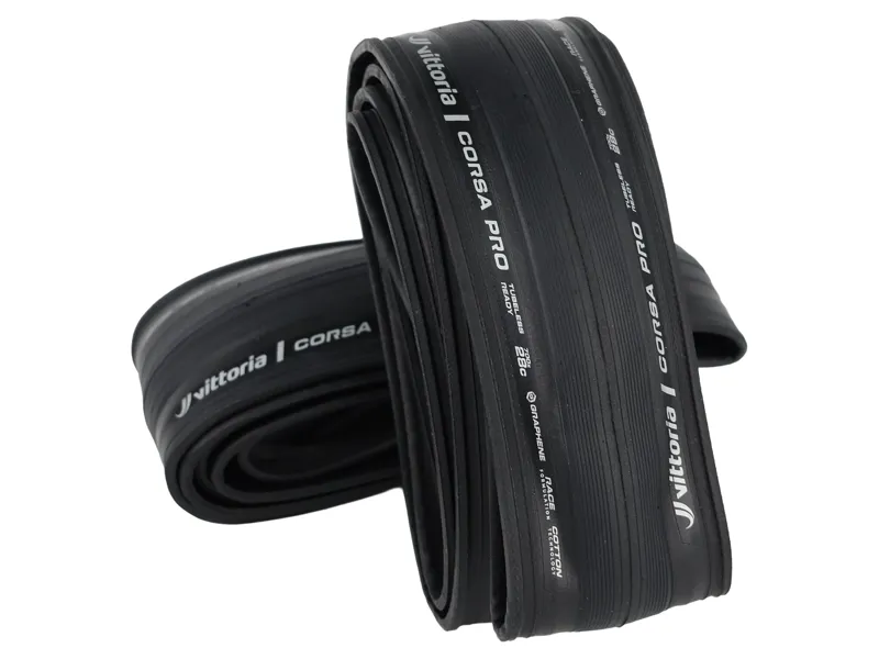 Vittoria Corsa Pro 700c Fold TLR G2.0 Tyre in Full Black-2