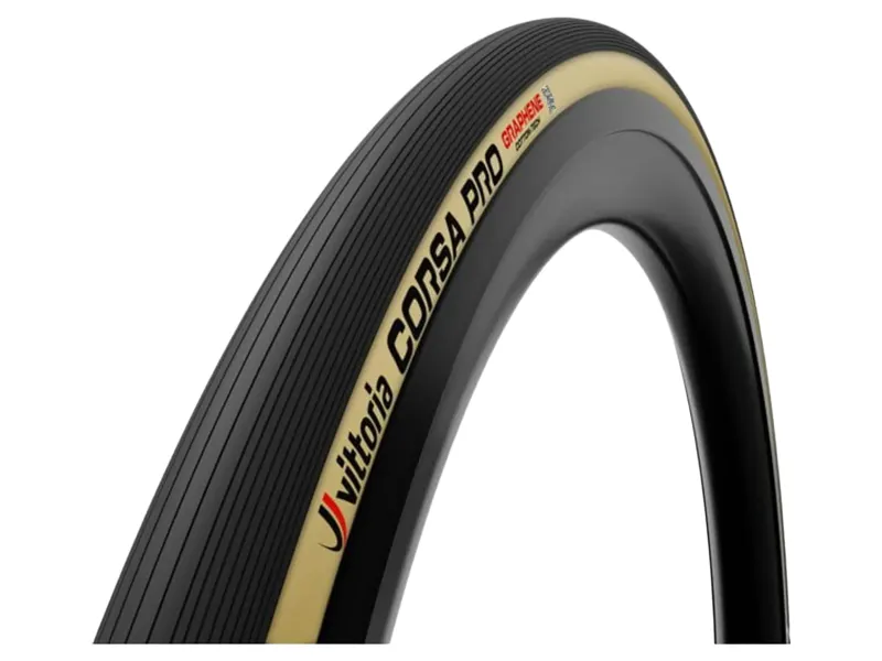 Vittoria Corsa Pro 700c Folding TLR G2.0 Tyre Pair in Black/Tan with Silca v2 Sealant 500ml Bundle-1