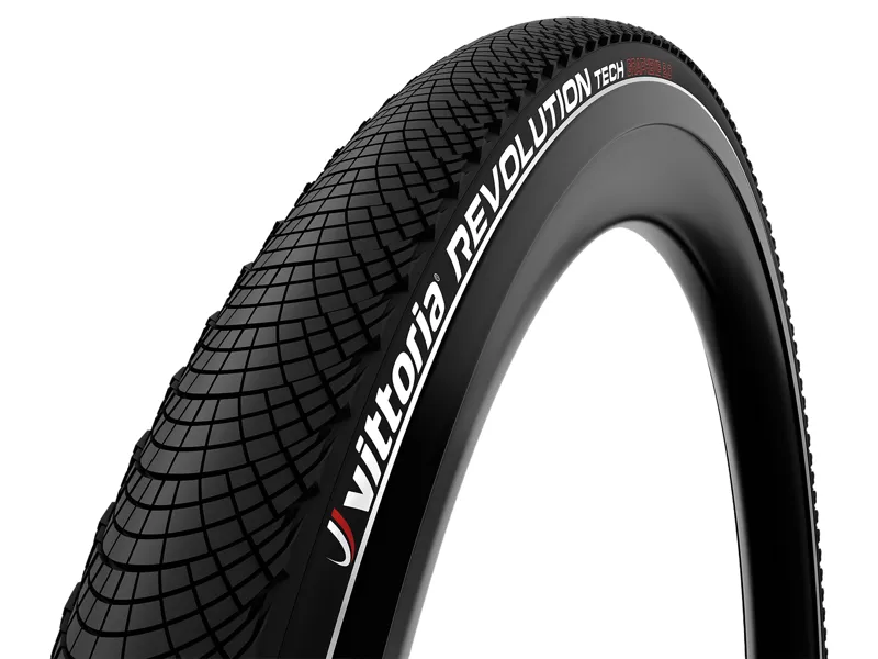 Vittoria Revolution Tech 29X2.0 Rigid Refl Full Black G2.0 Tyre in Black