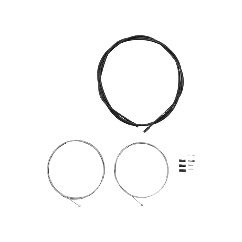 Balfes Bikes Vittoria Road Gear Cable Set Steel Inner Wire SIS Outer and Outer Caps in Black | Free postage over £30, £10 off first order, price match & 0% finance.