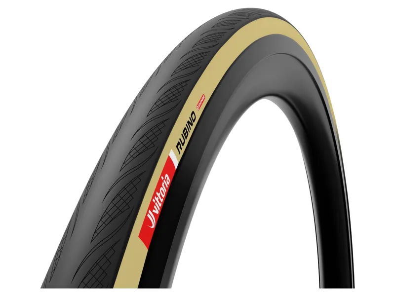 Vittoria Rubino V 700c x26-34 TLR G2.0 Tubeless Ready Road Tyre in Tan Wall