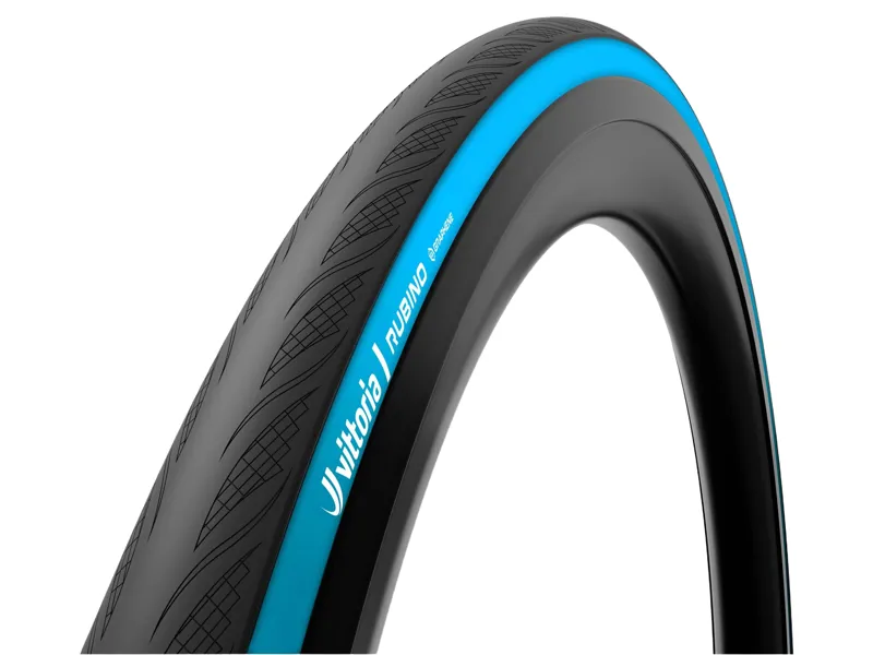 Vittoria Rubino V 700cx28 Folding G2.0 Clincher Road Tyre in Blue/Black