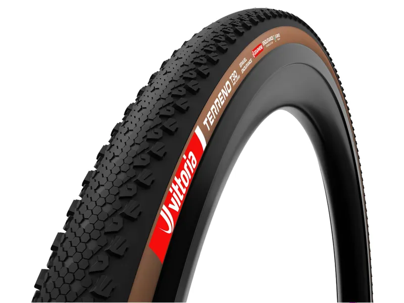 Vittoria Terreno T30 700c Fine Loose Gravel Endurance G2.0 Tubeless Ready Tyre in Brown
